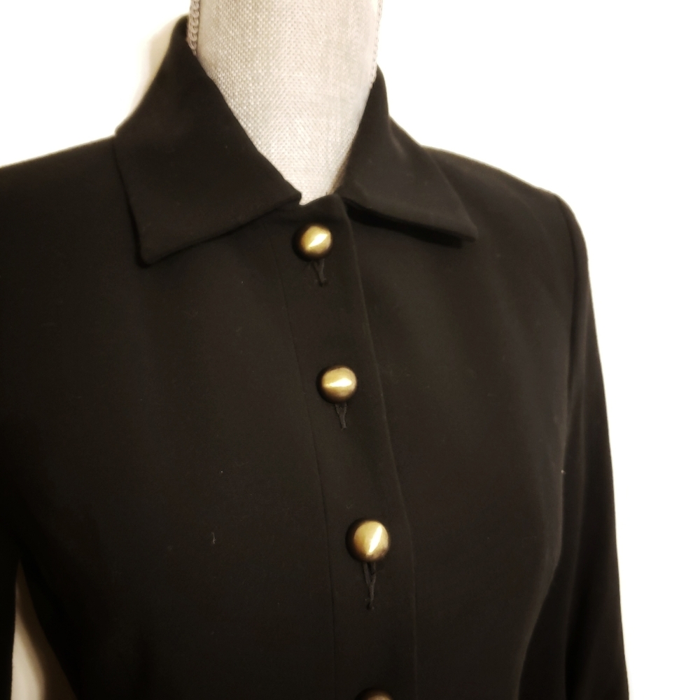 Cabi Black Abbott Fitted Button Down Jacket - image 5